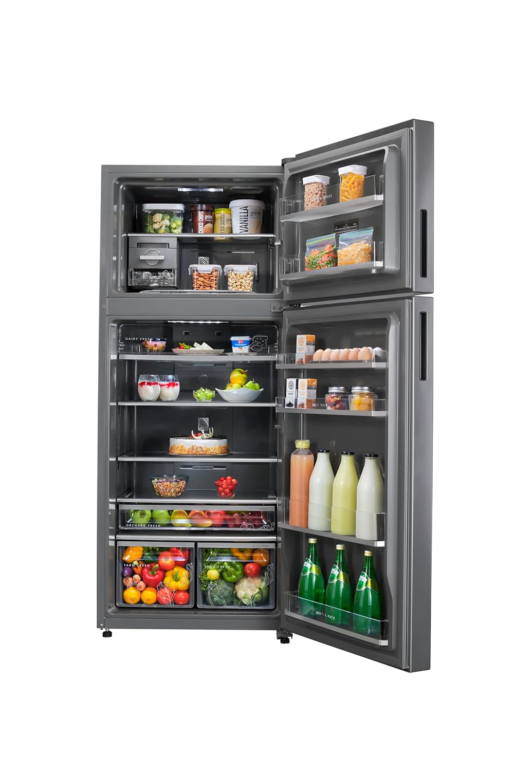 Whirlpool 467 L 2 Star IntelliFresh Convertible Inverter Frost Free Double Door Refrigerator (IF INV CNV PLATINA 515 STEEL Onyx-Z, 2s, 2023 Model)