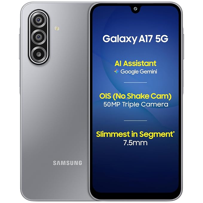 Samsung Galaxy A17 5G 6GB/128GB | Exynos 1330, Super AMOLED 90Hz, 50MP OIS Camera, Grey