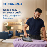 Bajaj Herculo dry iron handle detail