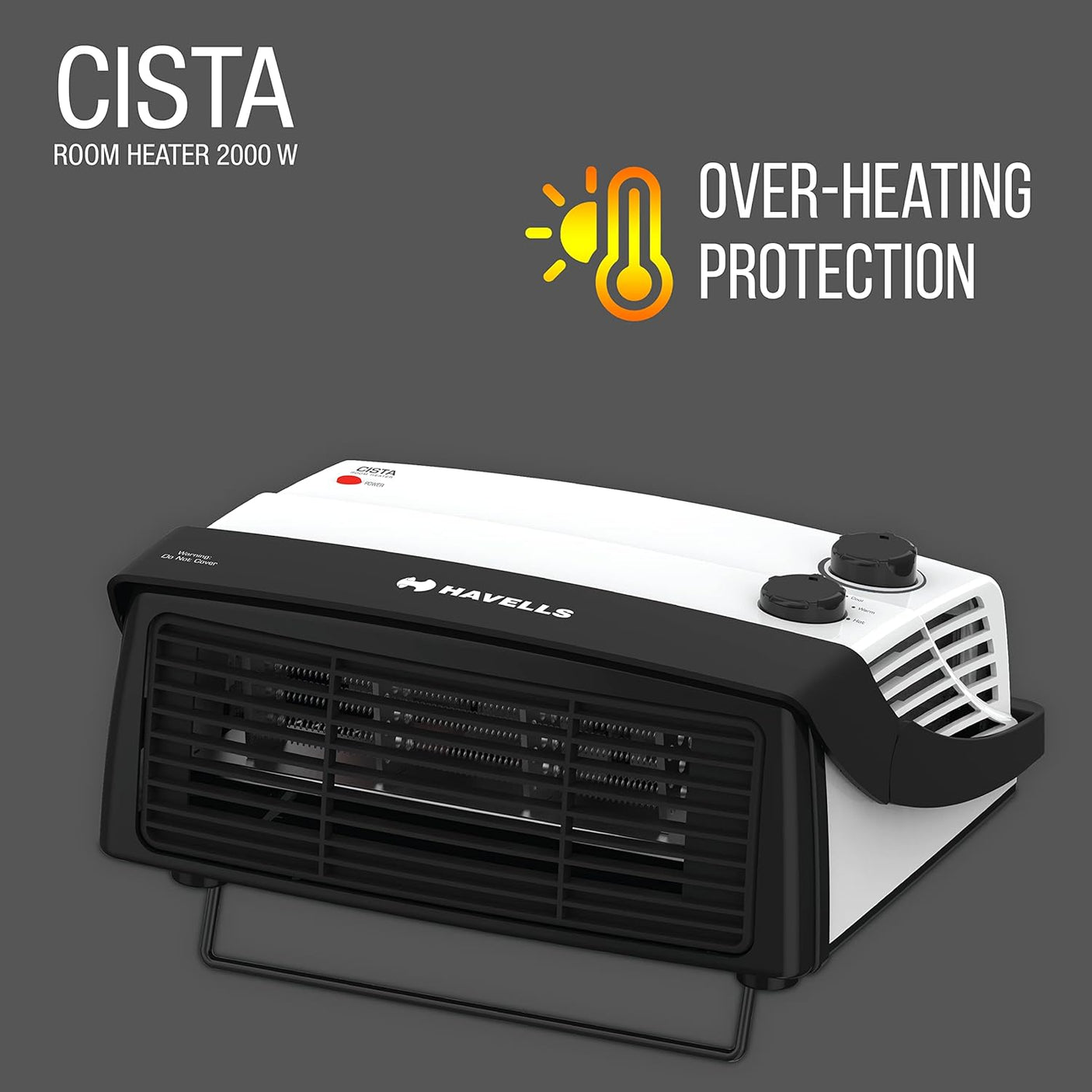 HAVELLS CISTA ROOM HEATER WHITE 2000W