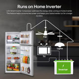 LG 242 L, 2 Star, Smart Inverter Compressor, Multi Air Flow, Frost-Free Double Door Refrigerator (GL-N292DPZY, Shiny Steel