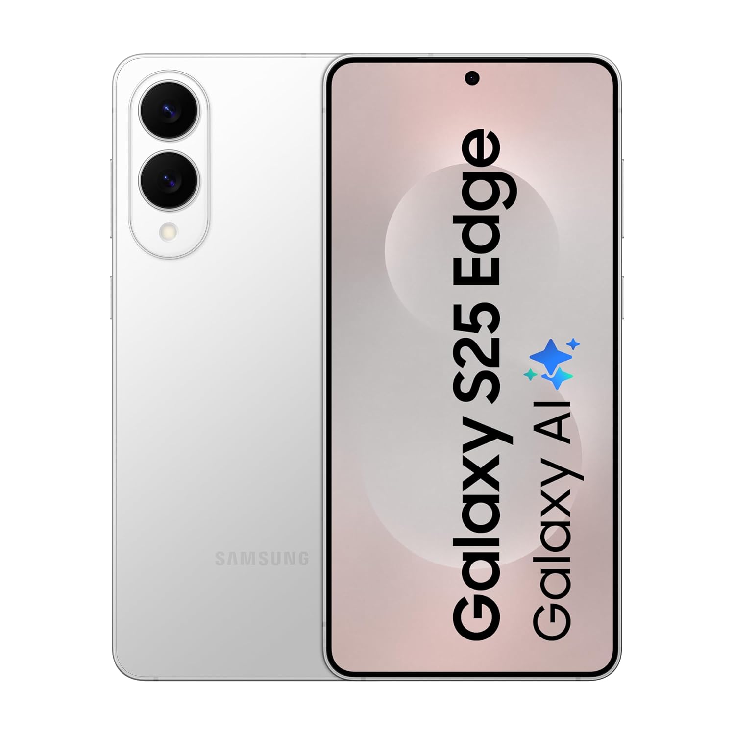 Samsung Galaxy S25 Edge 5G AI Smartphone (Titanium Silver