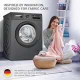 Bosch 8 kg 5 Star Fully-Automatic Front Loading Washing Machine (WAJ2826CIN, Black Grey, AI active water plus, In-Built Heater)