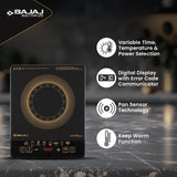 Bajaj ICX 190FS induction cooktop controls