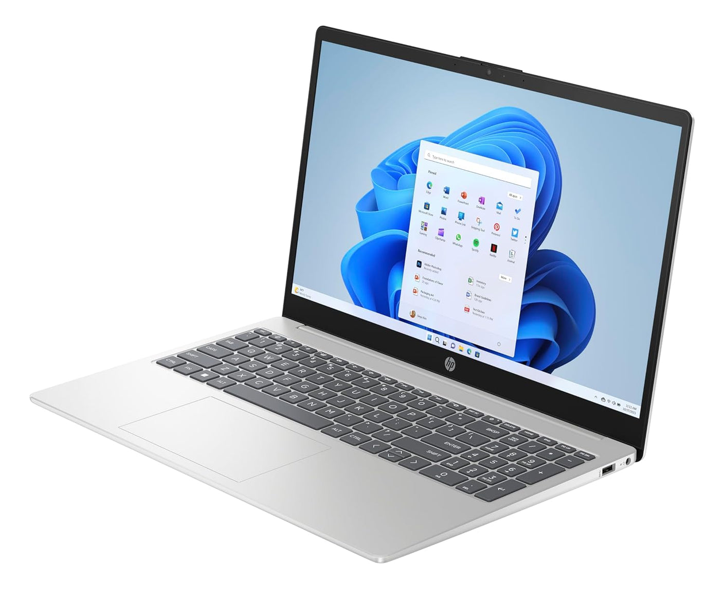HP Laptop 15, Intel® Core™ 5 120U, 15.6-inch(39.6 cm),FHD,Anti-Glare,16GB DDR4,512GB SSD,Dual Speakers,Windows 11,Natural Silver,1.65 kg,15-FD1097TU