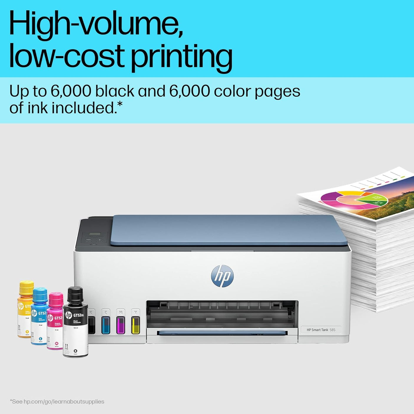 HP Smart Tank 585 All-in-One Wi-Fi Colour Wireless Home Inkjet Printers
