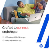 HP 14, AMD Ryzen 5 7530U (16GB DDR4, 512GB SSD) FHD, Anti-Glare, Micro-Edge, 14''/35.6cm, Win11, M365 Basic(1yr)* Office24, Silver, 1.4kg, EM0214AU, Backlit, FHD Camera w/Shutter Laptop