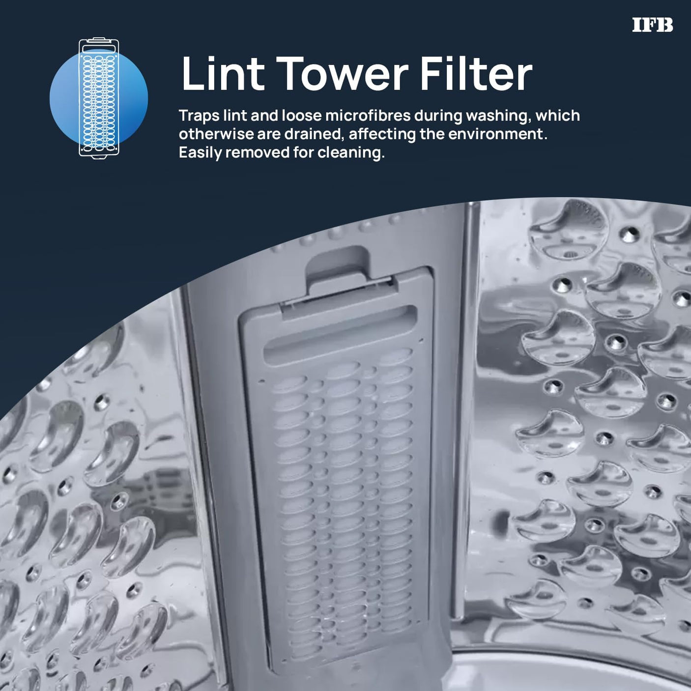 IFB 11 Kg 5 Star with DeepClean® Technology, AI Powered, Fully Automatic Top Load Washing Machine (2025 Model, TL111IN3SN, PowerSteam®, Inbuilt Heater, 5D Wash, Aqua Energie, Inox)