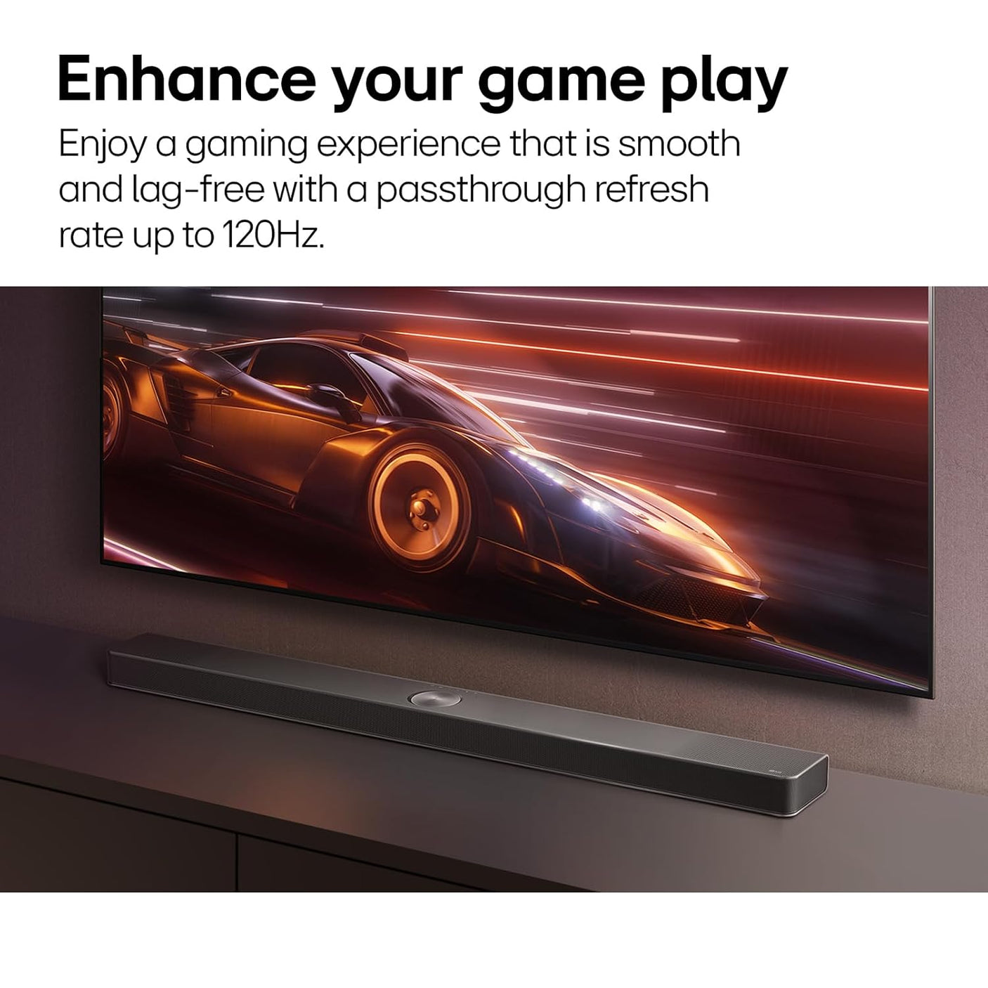 LG S70TY 400W 3.1.1 Channel Dolby Atmos, Center Up-Firing, Wow Orchestra Soundbar with HDMI, USB & Bluetooth Connectivity (Black)