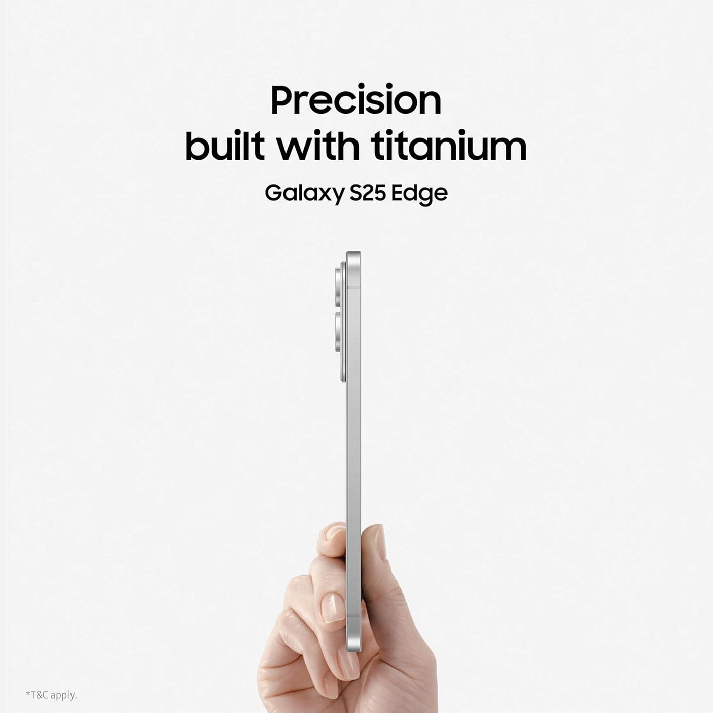 Samsung Galaxy S25 Edge 5G AI Smartphone (Titanium Silver, 12GB RAM, 512GB Storage) | Precision Built with Titanium | Ultra-Sleek and Premium with a 200 MP Camera