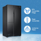 Triple Door Refrigerator - Haier, offering spacious storage and inverter efficiency.