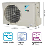 Daikin ATKL50UV16 1.5 Ton 3 Star Inverter Split AC (White)