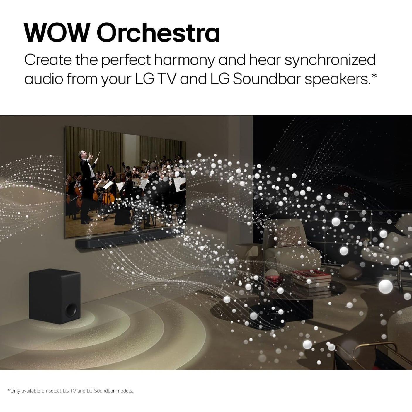 LG S70TY 400W 3.1.1 Channel Dolby Atmos, Center Up-Firing, Wow Orchestra Soundbar with HDMI, USB & Bluetooth Connectivity (Black)