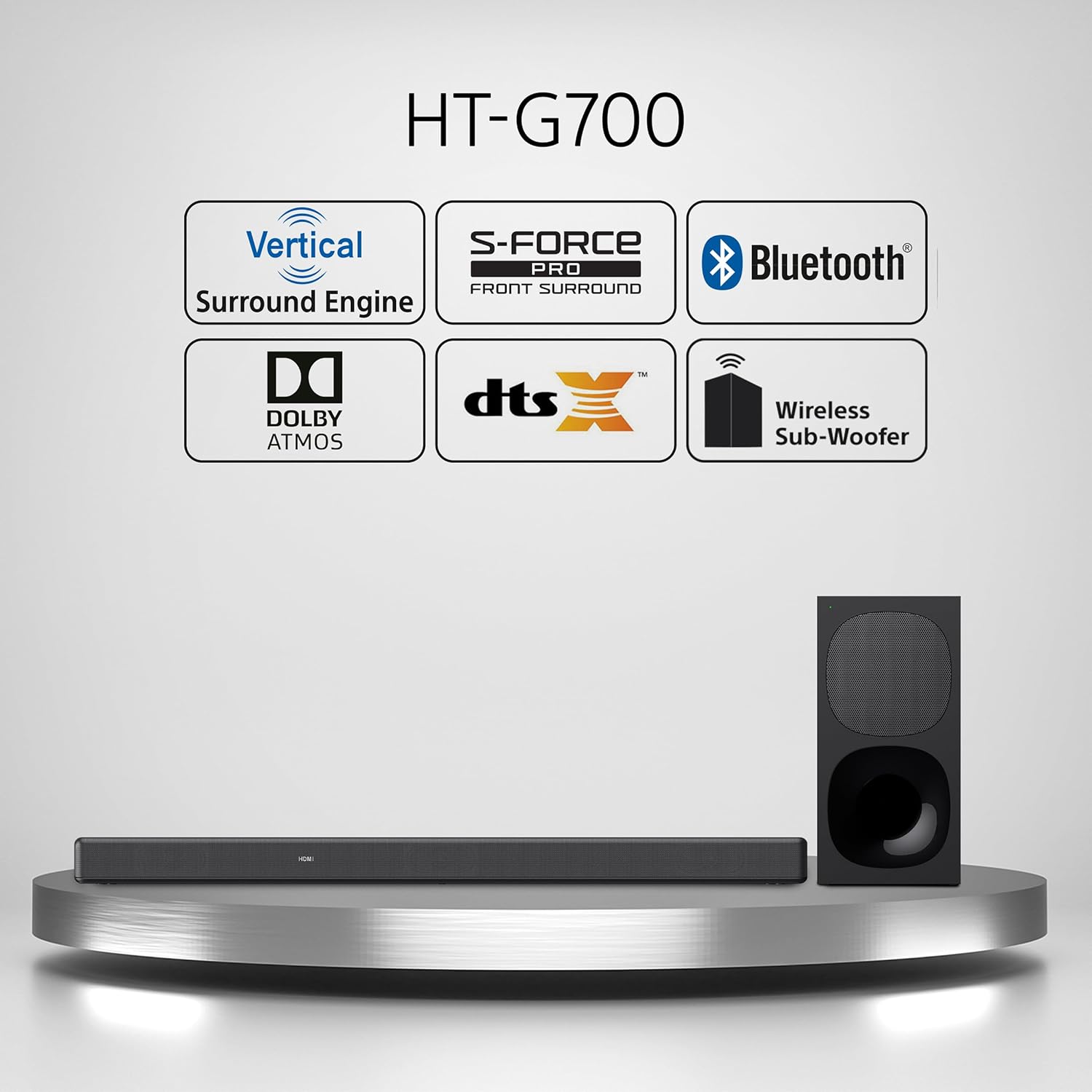 ソニー サウンドバー HT-G700 3.1ch 4K HDR HDMI付属 Dolby Atmos DTS