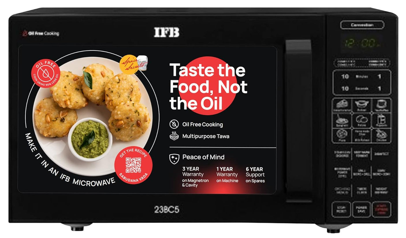 IFB 23 L Convection Microwave Oven (23BC5, Black)