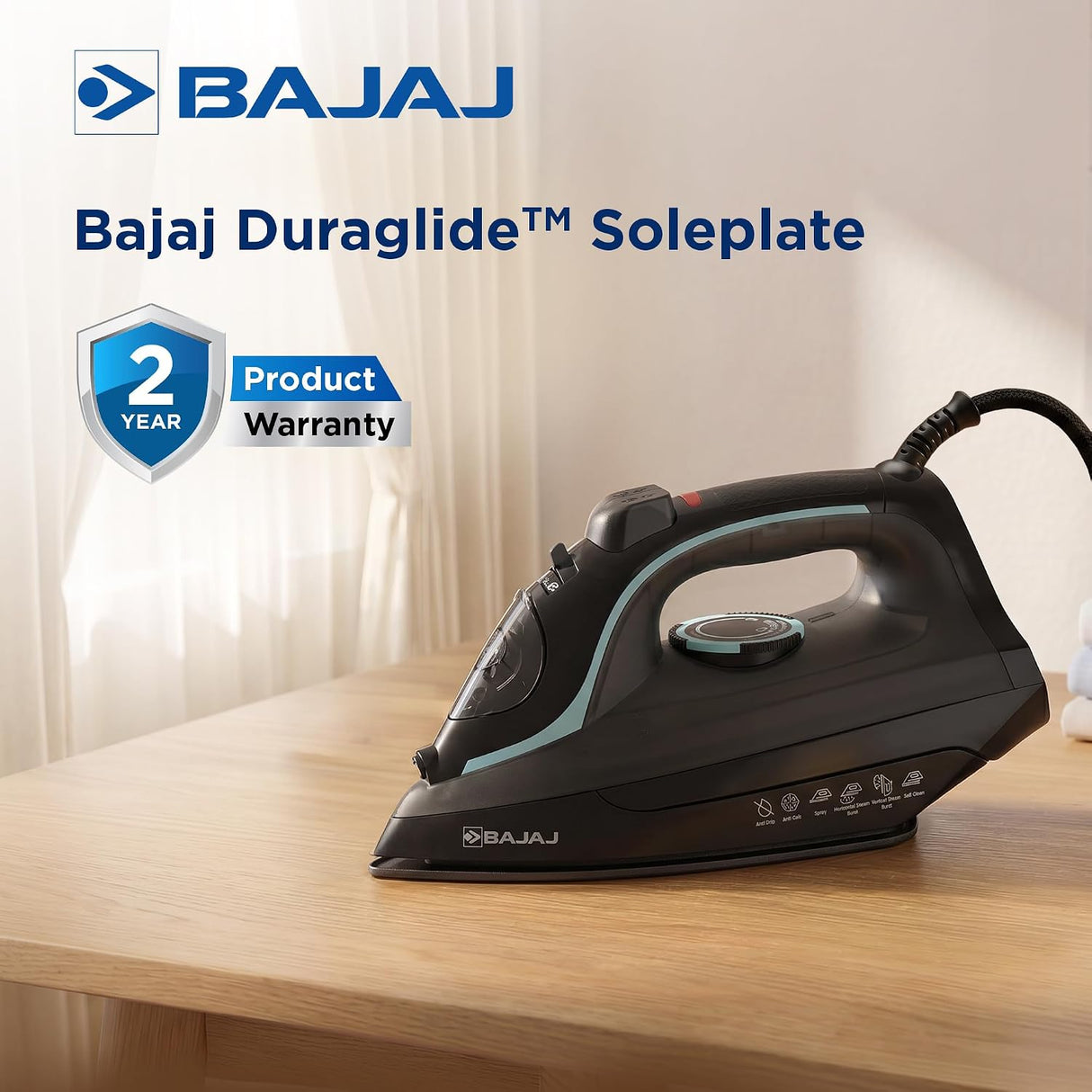 Bajaj MX 45 steam iron soleplate