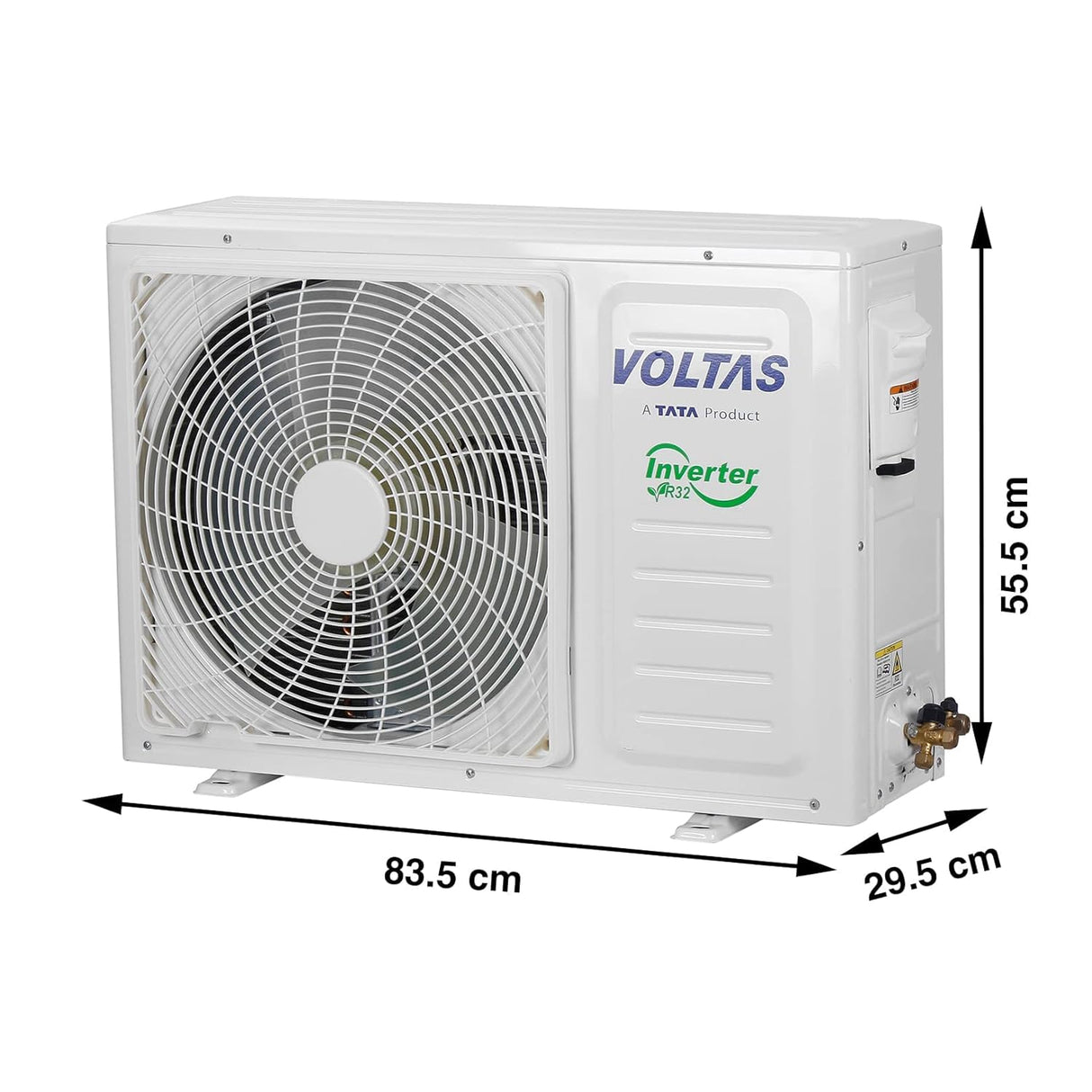 Voltas 1.5 Ton 5 Star Inverter Split AC(Copper, 5-in-1 Adjustable Mode, Anti-dust Filter, 2023 Model, 185V Vertis Emerald, White)
