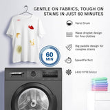 Bosch 8 kg 5 Star Fully-Automatic Front Loading Washing Machine (WAJ2826CIN, Black Grey, AI active water plus, In-Built Heater)