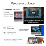HP Laptop 15-fc0500AU | AMD Ryzen 3 7320U, 8GB RAM, 512GB SSD, 15.6" FHD, Windows 11 + MS365