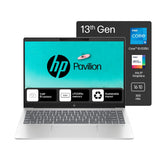 HP Pavilion Plus, 13th Gen Intel Core i5-1335U Laptop, (16GB LPDDR5x,512GB SSD),IPS, 300 nits, 14''(35.6cm) 2K,Win 11, M365 Basic(1yr), Office Home 24, Silver,1.38kg, 5MP Camera w/Shutter, EW0107TU