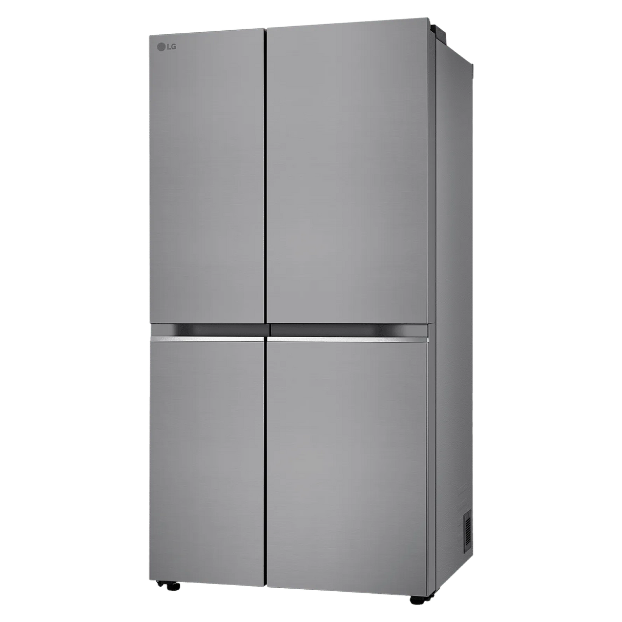 LG 650 Litres 3 Star Frost Free Side by Side Refrigerator with DoorCooling Plus Technology (GL- B257HPZ3, Shiny Steel)