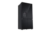 LG 605L French Door Refrigerator | GV-F25FFGHB | Water Dispenser, Auto Ice Maker, Wi-Fi Convertible, Black Mirror Glass, 2 Star