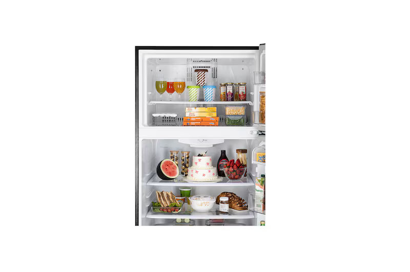 LG 674L Double Door Refrigerator | GLT6816ODMC | Smart Inverter Compressor, Multi-Air Flow, Black Finish
