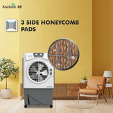 Koolaire 80 L Desert Air Cooler – Powerful Cooling White Grey