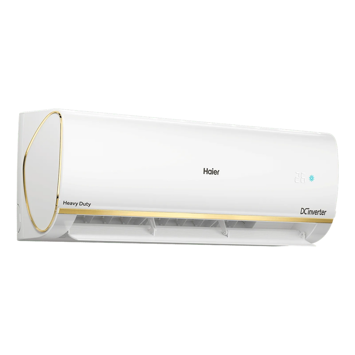 Haier Kinouchi Heavy Duty AI+ Convertible 1.6 Ton 5 Star Inverter Split AC with 4-Way Swing, Copper Condenser (HSI19KHD-GAI5NB-I)