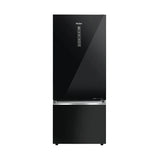 Haier 445L Bottom Mount Convertible Refrigerator HRB-4952CKG-P Frost Free Smart Inverter 2 Star Black Glass Fridge