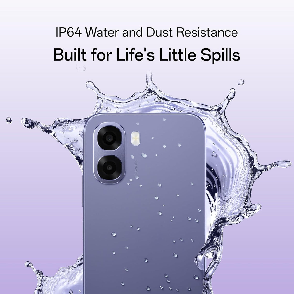 Oppo A6s 5G 4GB/128GB | Dimensity 6300, 6000mAh Battery, IP65 Rated, 120Hz Display, Purple