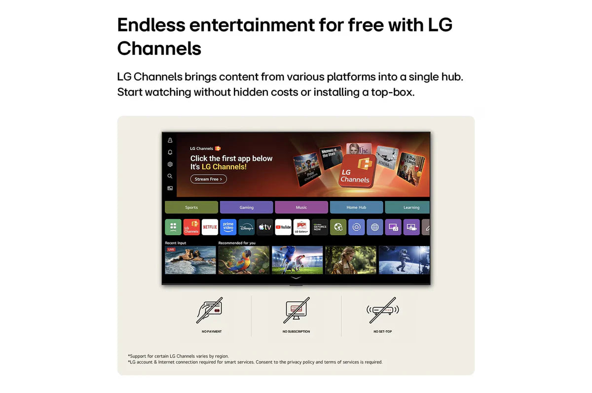LG 43NU880BPLA 43" Nano 4K UHD Smart TV | α7 Gen9 AI Processor | Dolby Atmos | webOS Smart TV