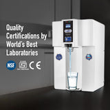 KENT Sapphire RO Water Purifier|RO+UF+Inline UV+Alkaline+TDS Control+UV LED in Tank | Fully Automatic On & OFF Operation|.0001 Micron RO Membrane|20 LPH| 8L| Ideal For Borewell/Tanker/Municipal Water
