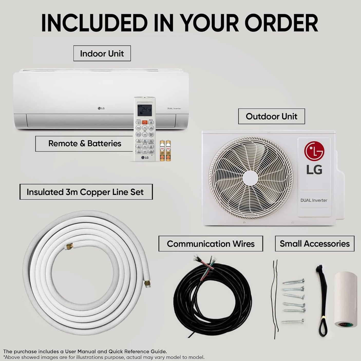 LG 1.5T 5 Star Dual Inverter Split AC with 6-in-1 Cooling | AI Convertible Mode | HD Filter | Fast Cooling | US-Q19ENZE