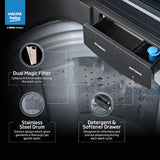 Voltas Beko 9 kg Top Load Washing Machine | WTL9006UEAH/DPB0HD | Double Waterfall Technology