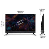 Sansui 80 cm QLED Smart HD Google TV JSS32GSHD | HDR10, HLG, Dolby Audio & Google Assistant