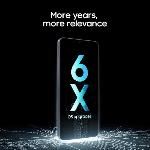 Samsung Galaxy A07 5G (6GB RAM, 128GB Storage, Black) – Dimensity 6300, 6000mAh Battery & 120Hz Display