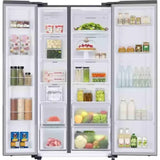 Samsung 653L Convertible 5-in-1 Side by Side with Wifi, SmartThings & AI (RS76CG8103S9HL, Refined Inox)