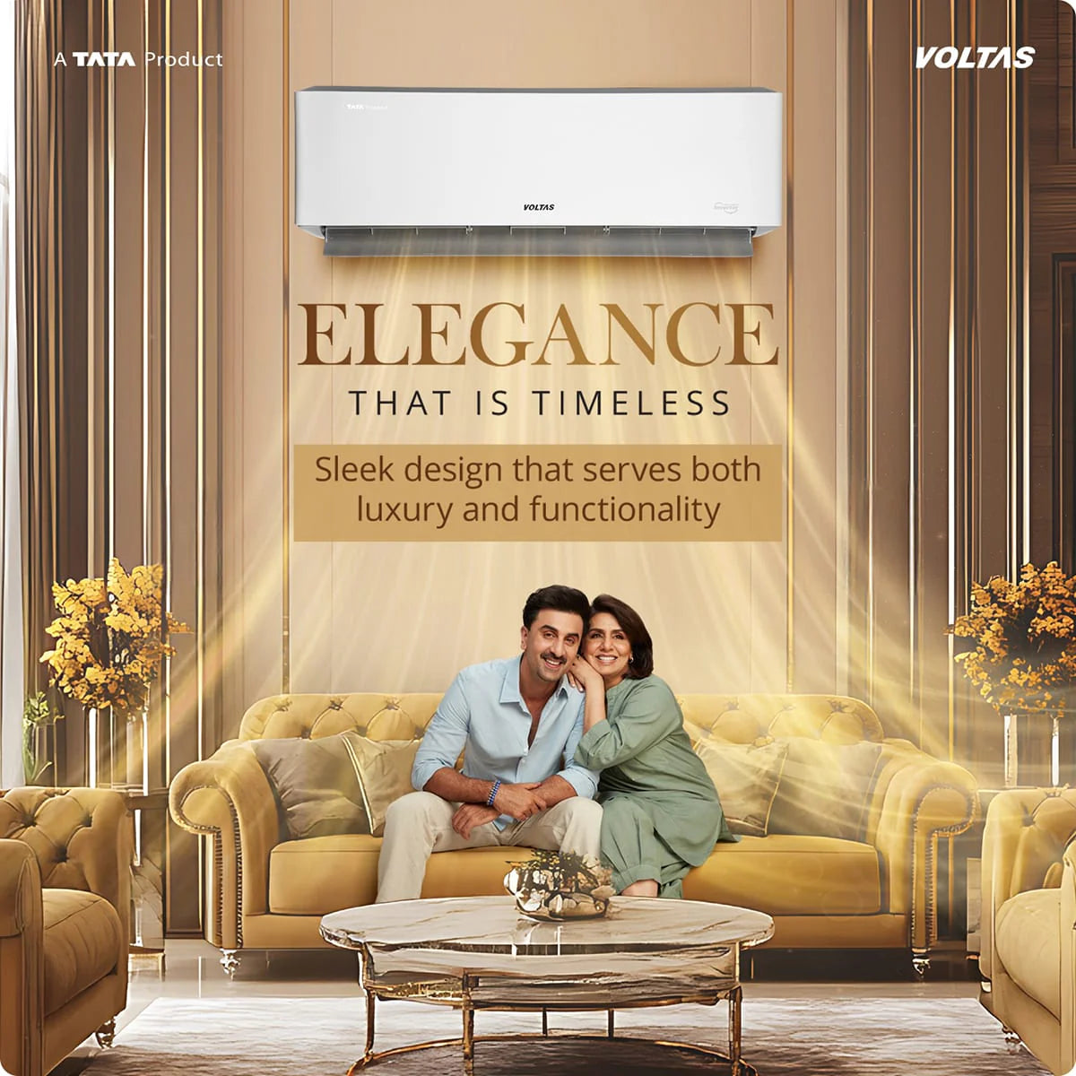 Voltas 1.5 Ton 3 Star Split AC – 183INV Venus Luxe Inverter Air Conditioner