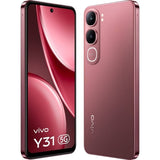 Vivo Y31 (128GB Storage, 6GB RAM, Red) – FHD+ Display, AI Triple Camera & Long Battery Life