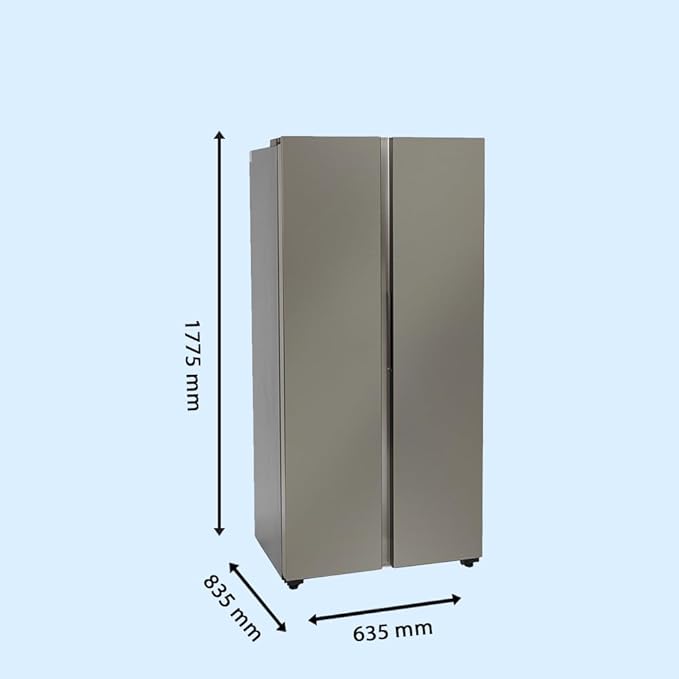 BPL 500 L Frost Free Inverter Side by Side Refrigerator, (Techvanced Inverter Technology, BRS-I520RNVSSM, Shiny Silver)