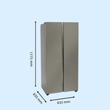 BPL 500 L Frost Free Inverter Side by Side Refrigerator, (Techvanced Inverter Technology, BRS-I520RNVSSM, Shiny Silver)