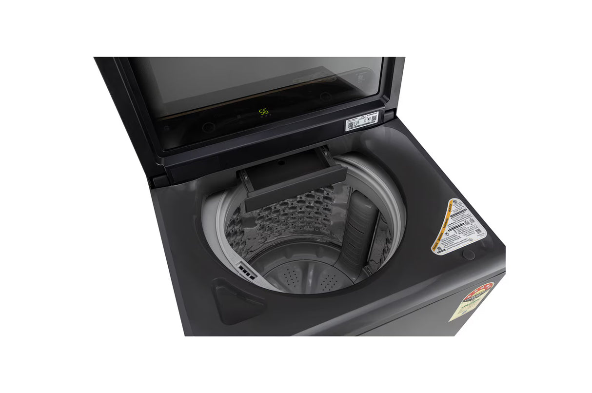 LG 9 kg 5 Star Top Load Washing Machine | T90KMMB3Z | Hard Water Wash, Middle Black