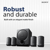 Sony New SA-D40M2 4.1ch Home Theatre/PC Speaker System with 100W Power Output and Powerful Subwoofer - Black