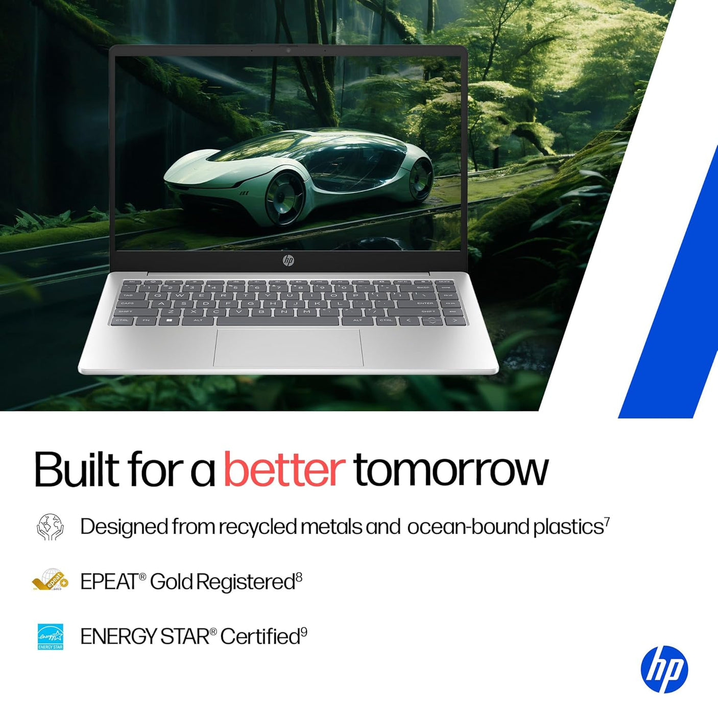HP 14, 13th Gen Intel Core i3-1315U Laptop (8GB DDR4,512GB SSD) Anti-Glare, Micro-Edge, 14/35.6cm, FHD, Win11, M365 Basic(1yr),Office Home24, Silver,1.4kg, FHD Camera w/Privacy Shutter, EP0341TU
