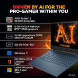 HP Victus, AMD Ryzen 5 8645HS, 6GB RTX 3050 Gaming Laptop (16GB DDR5, 512GB SSD),144Hz,300 nits,IPS, 15.6''/39.6cm, FHD, Win11, Office 24, Blue, 2,29kg, Backlit Kb,HD Camera, FB3012AX