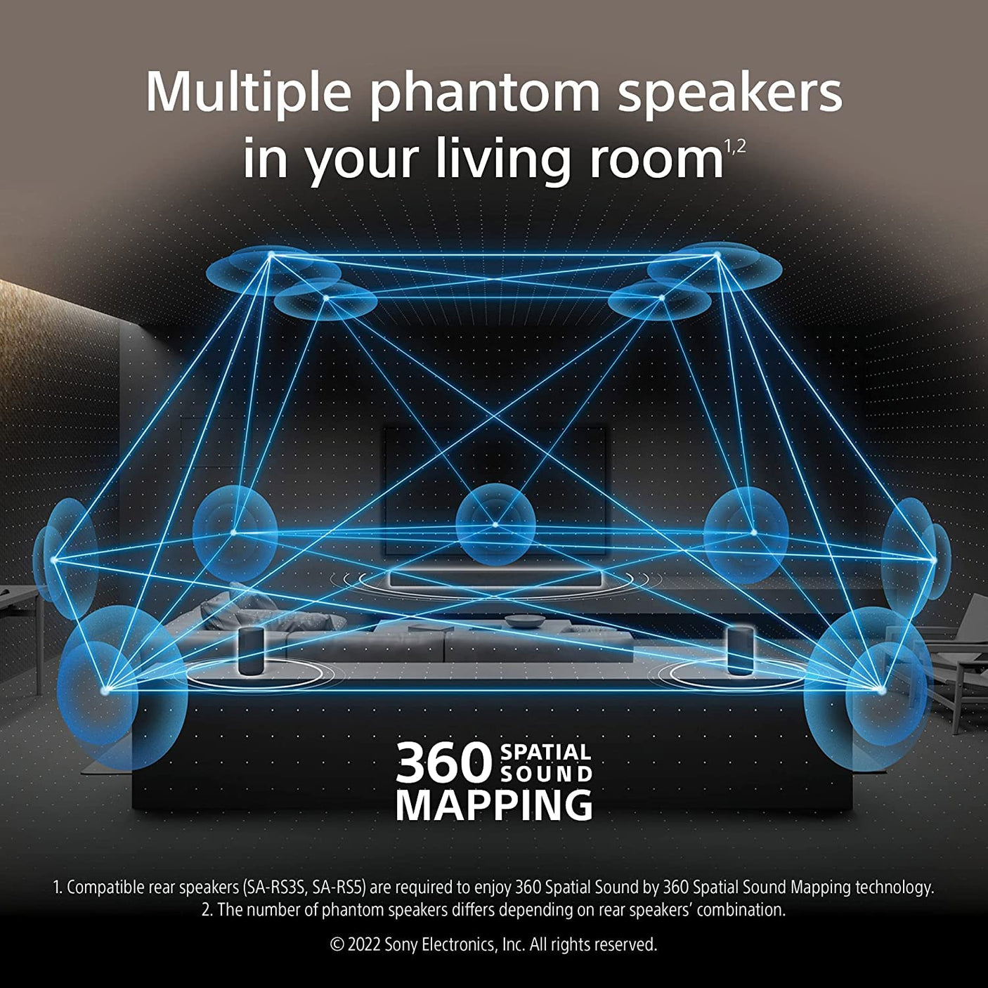 Sony HT-A3000 A Series Premium Soundbar 3.1Ch 360 Spatial Sound Mapping Soundbar For Surround Sound Home Theatre System With Dolby Atmos