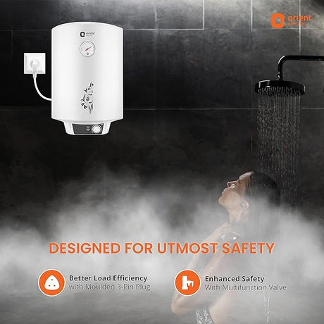 Unleash warmth with Orient Electric: 25L Storage Geyser - Ultimate choice.