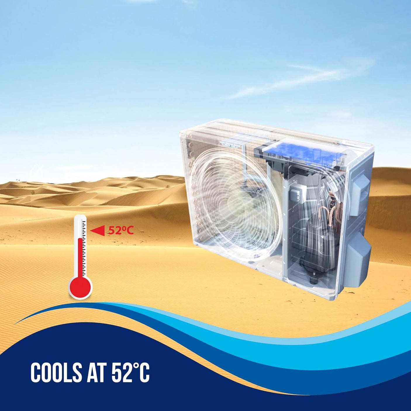 Lloyd Bliss Split AC 1.5 Ton 3 Star Inverter Split AC (5 in 1 Convertible, 100% Copper, Turbo Cool, Smart 4-Way Swing, Anti-Viral + PM 2.5 Filter, GLS18I3KOESR, White)