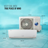 Lloyd 1.5 Ton 5 Star Inverter Split AC (5 in 1 Convertible, Copper, PM 2.5 Filter, GLS18I5KWGGW)